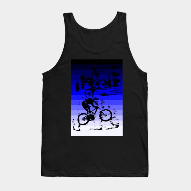 mtb downhill Tank Top by rickylabellevie